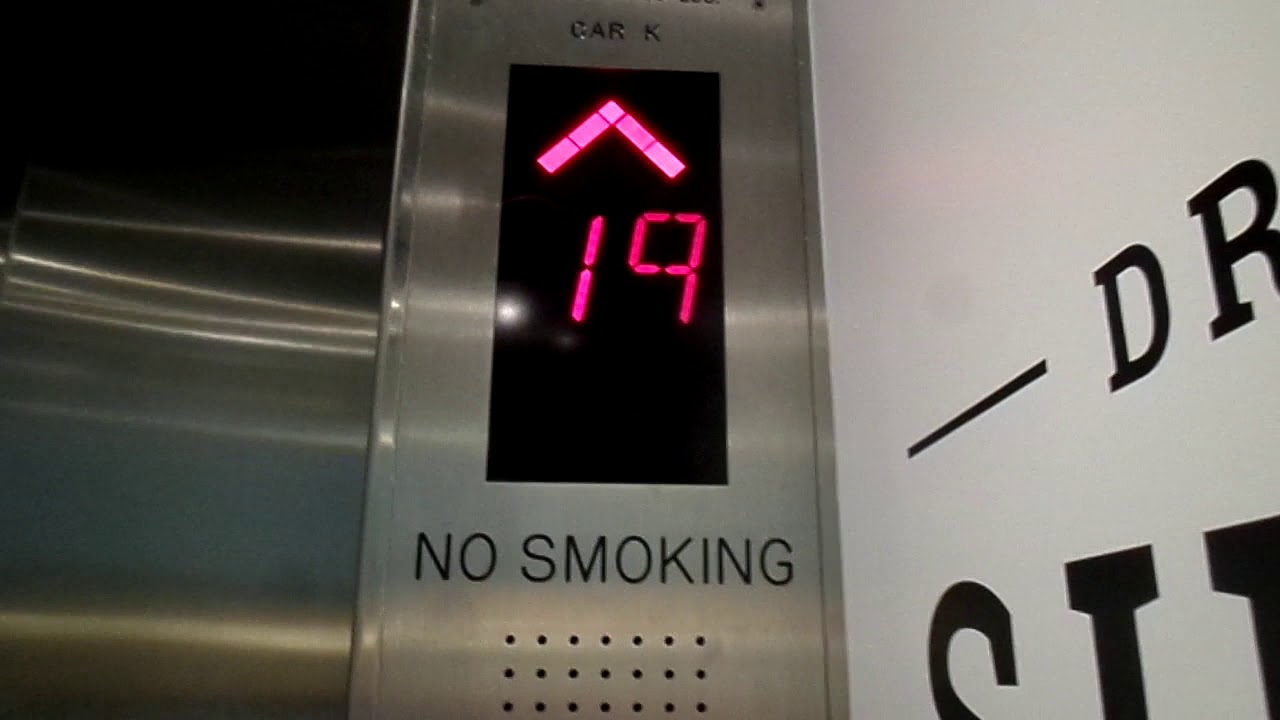 AWESOME Schindler Miconic 10 Low-Rise Elevators @ New York Marriott Marquis in New York, NY