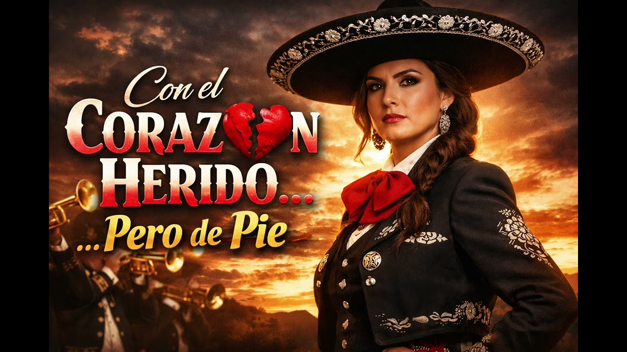 Con el Corazón Herido… Pero de Pie | Ranchera de Mujer que No Se Rinde