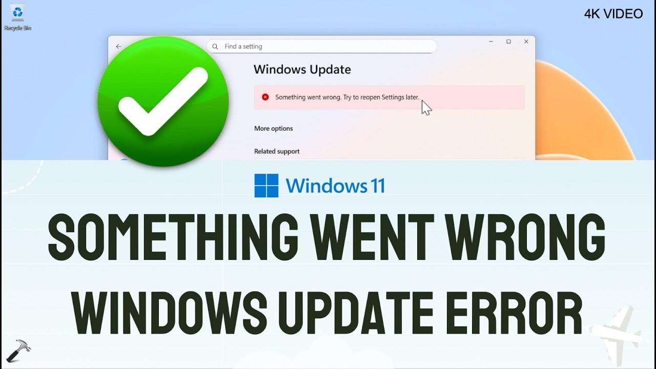 Solved: Windows Update Something went wrong error