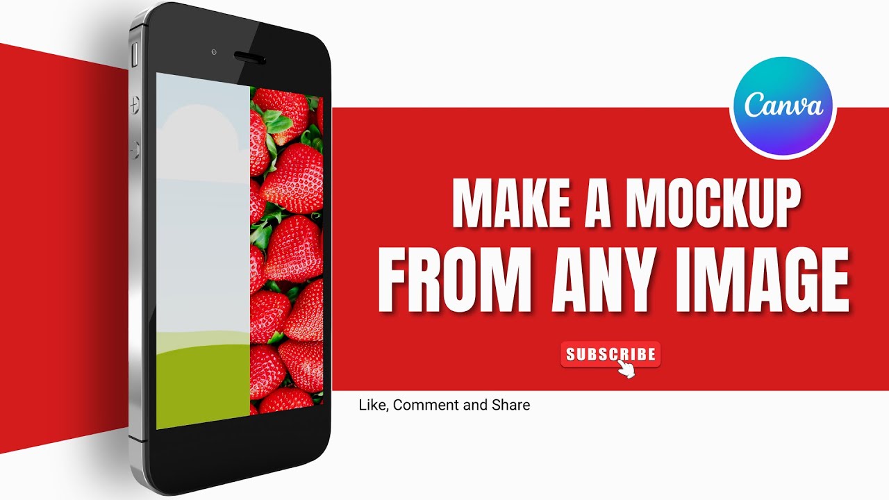 How to Create a Custom Mockup Template in Canva !
