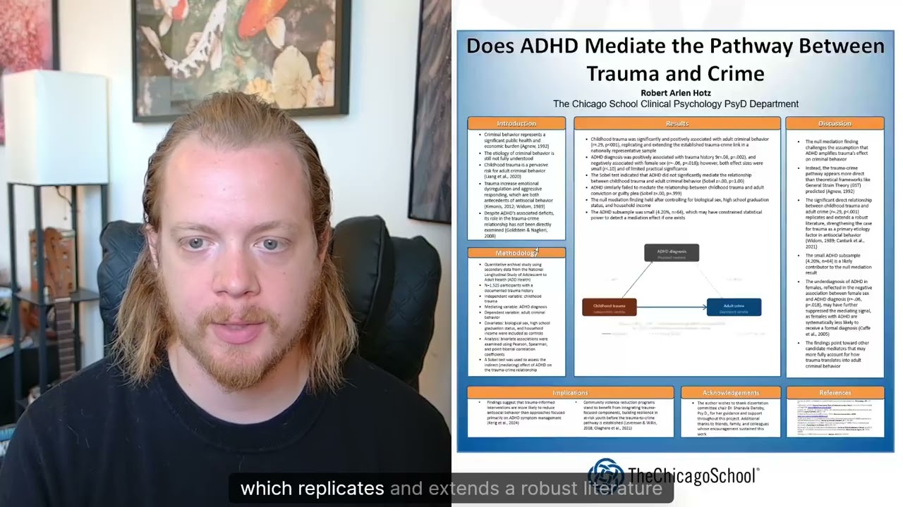 Trauma, ADHD, and Criminal Behavior  A Study