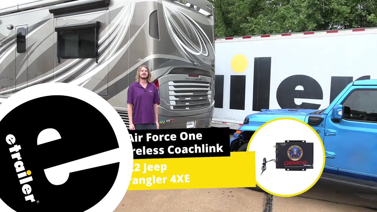 Install: Demco Air Force One Flat Tow Brake System for RVs w/ Air Brakes on a 2022 Jeep Wrangler 4xe