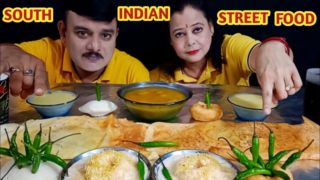 EATING SPICY🔥CHILLI🌶 MYSORE MASALA DOSA CHEESE ONION DOSA DAHI VADA IDLI SAMBAR 🇮🇳 STREET FOOD|