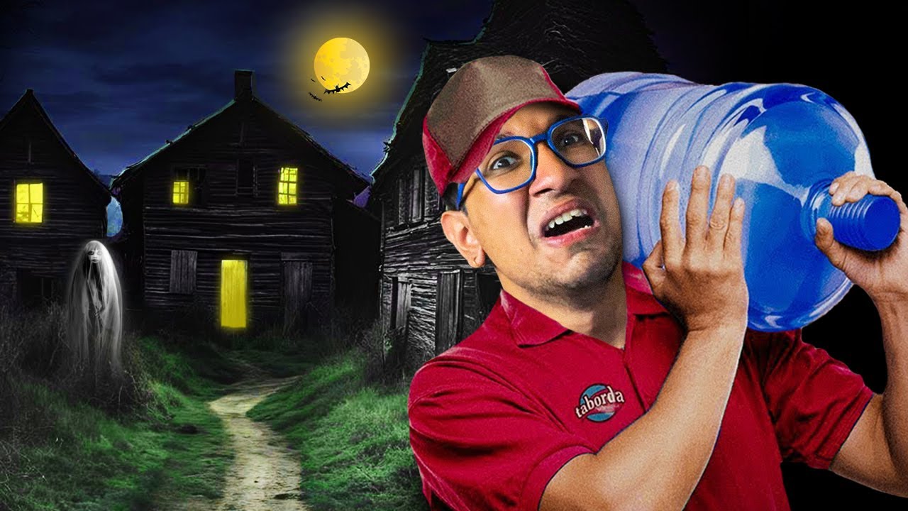 WORKING IN MOST HAUNTED VILLAGE TO DELIVER WATER AT NIGHT😱