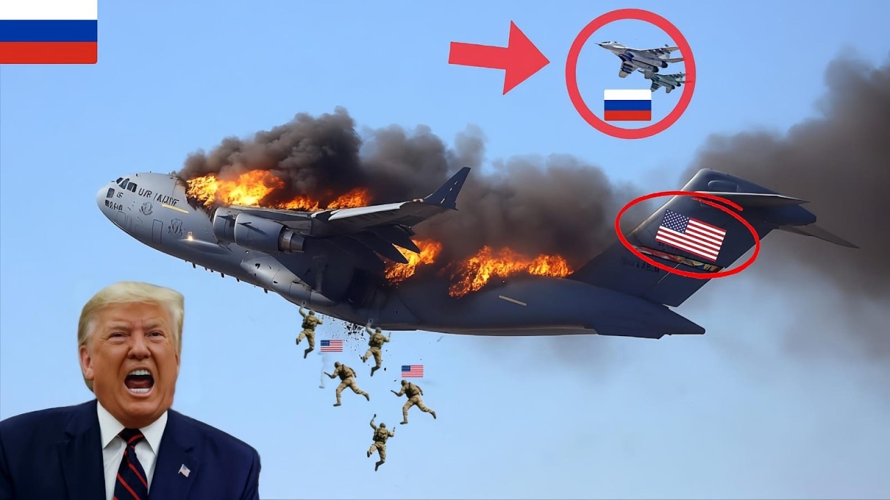 2 минуты назад! Американский самолет C-130 с 1000 элитными американскими военнослужащими на борту бы