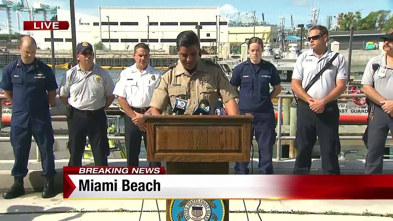 Authorities hold press conference on boat crash killing Jose Fernandez