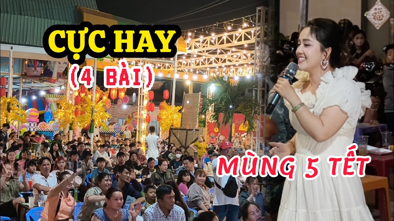 Mùng 5 tết: Hồng Loan Hát Quá Hay Trước Khán Giả Quá Đông Tại Đức Hòa Đông _Đức Hòa  Long An