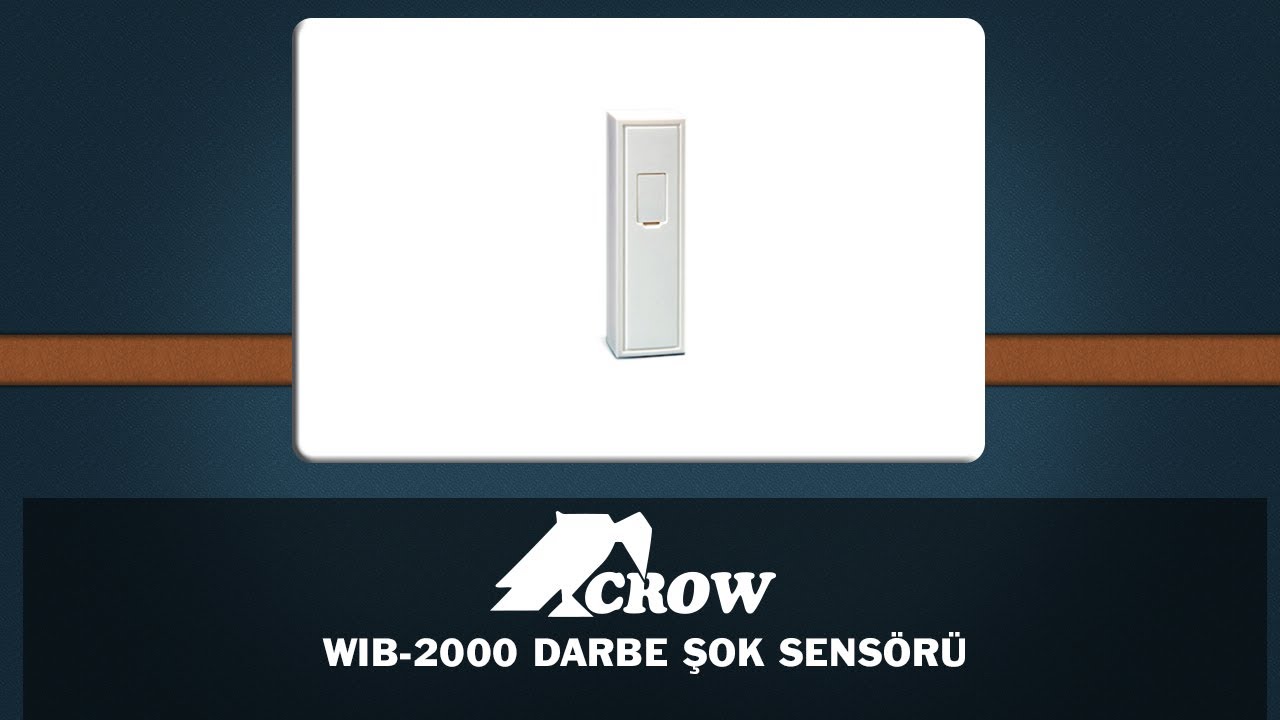 Elektromaks Crow Hırsız Alarm Sistemleri Vib 2000 Darbe Şok Sens&ouml;r&uuml;