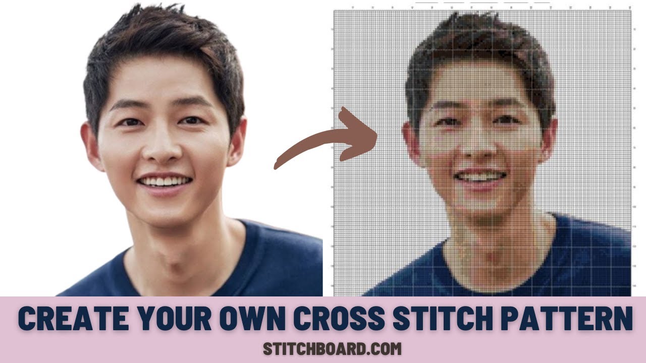 Cross Stitch Pattern Maker for Portraits (FREE - website)