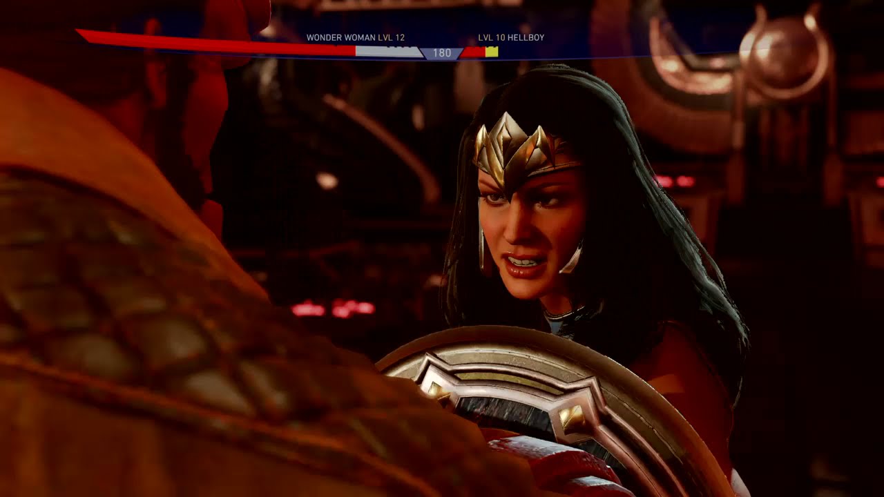 Injustice 2 - Wonder Woman VS Hellboy