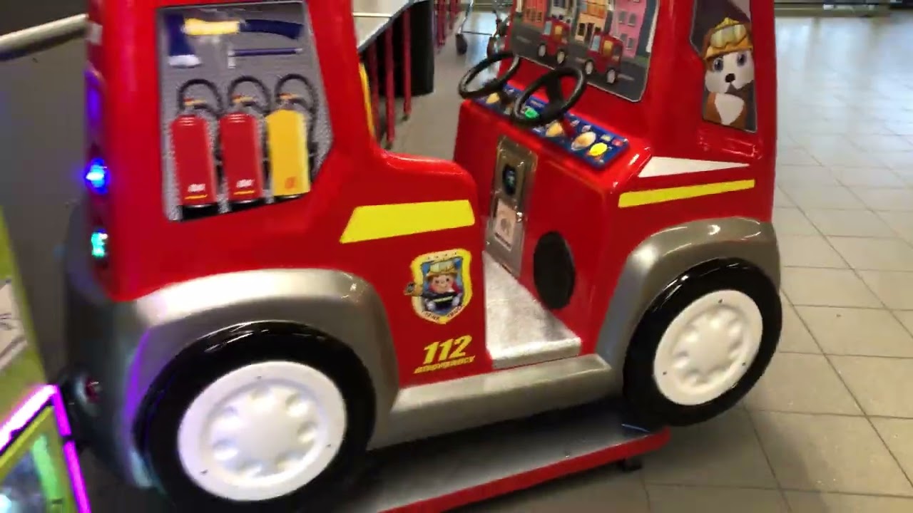 Falgas fire truck kiddie ride 2.