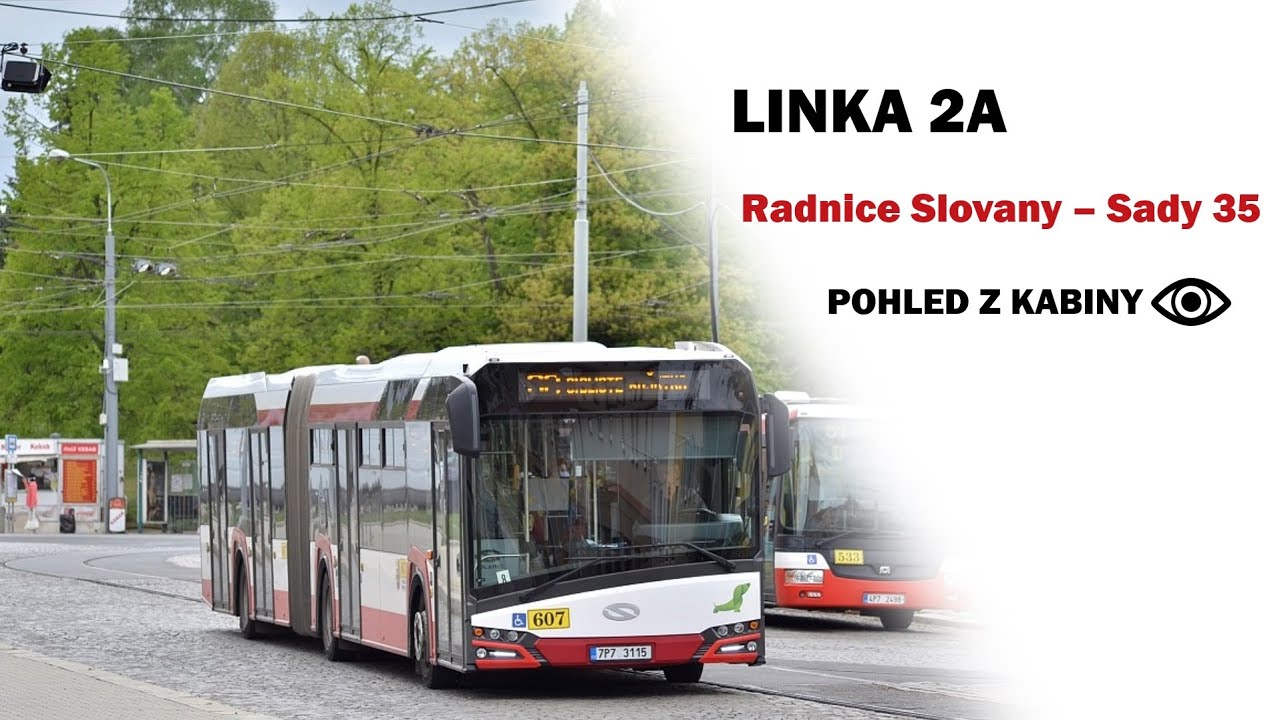 Linka 2A Radnice Slovany - Sady 35 a zpět