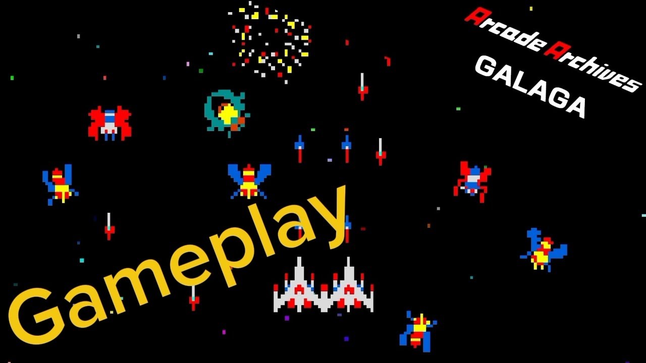 Retro Games  : Jogando Galaga  uns dos Clássicos  da  Nintendo  !!