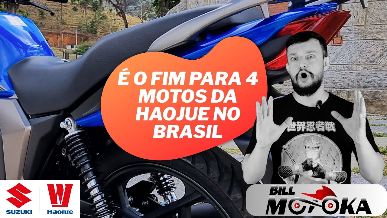 É o FIM para 4 motos da HAOJUE no BRASIL, será que teremos novidades? Veja a resposta oficial da JTZ
