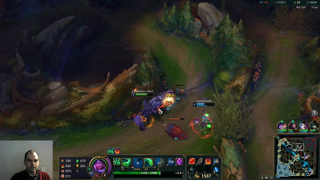 Zac vs Sion, top lane, with commentary