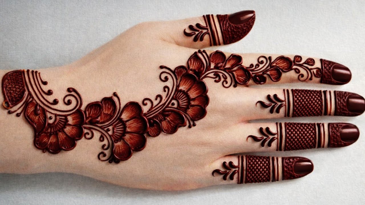 Very Easy & Stylish Back Hand Mehndi Design|| Mehndi Design|| Mehndi Designs|| Mehndi Ka Design||