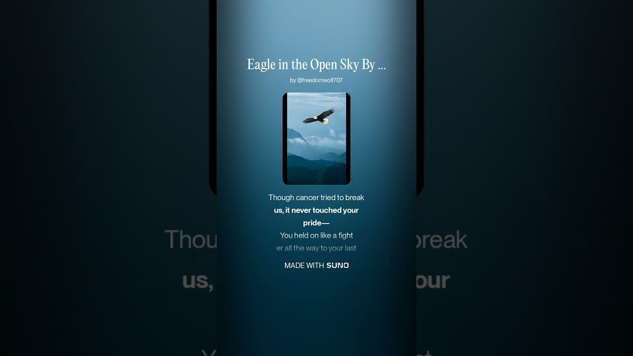 Eagle in the Open Sky By Blaze Reed