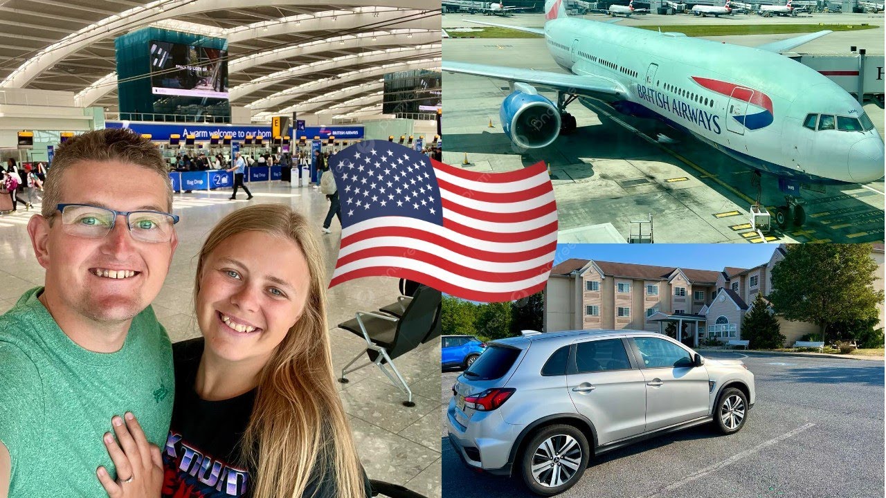 Starting Our 2023 USA Theme Park Road Trip! London To Newark Travel Vlog