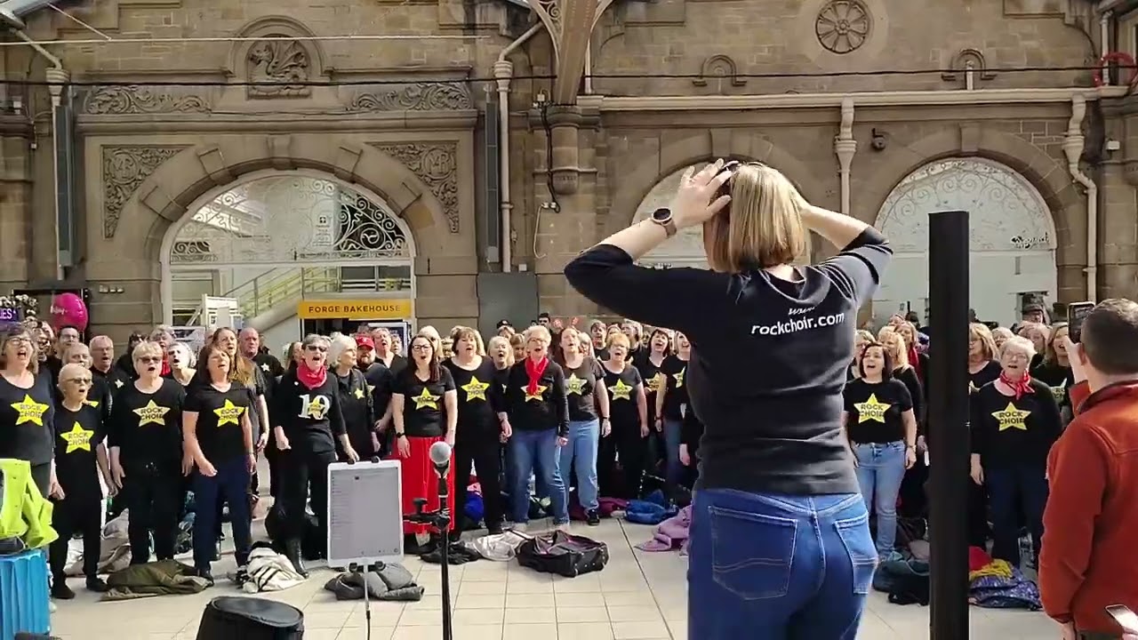 Flash Mob @ Sheffield Train Station 29/3/25