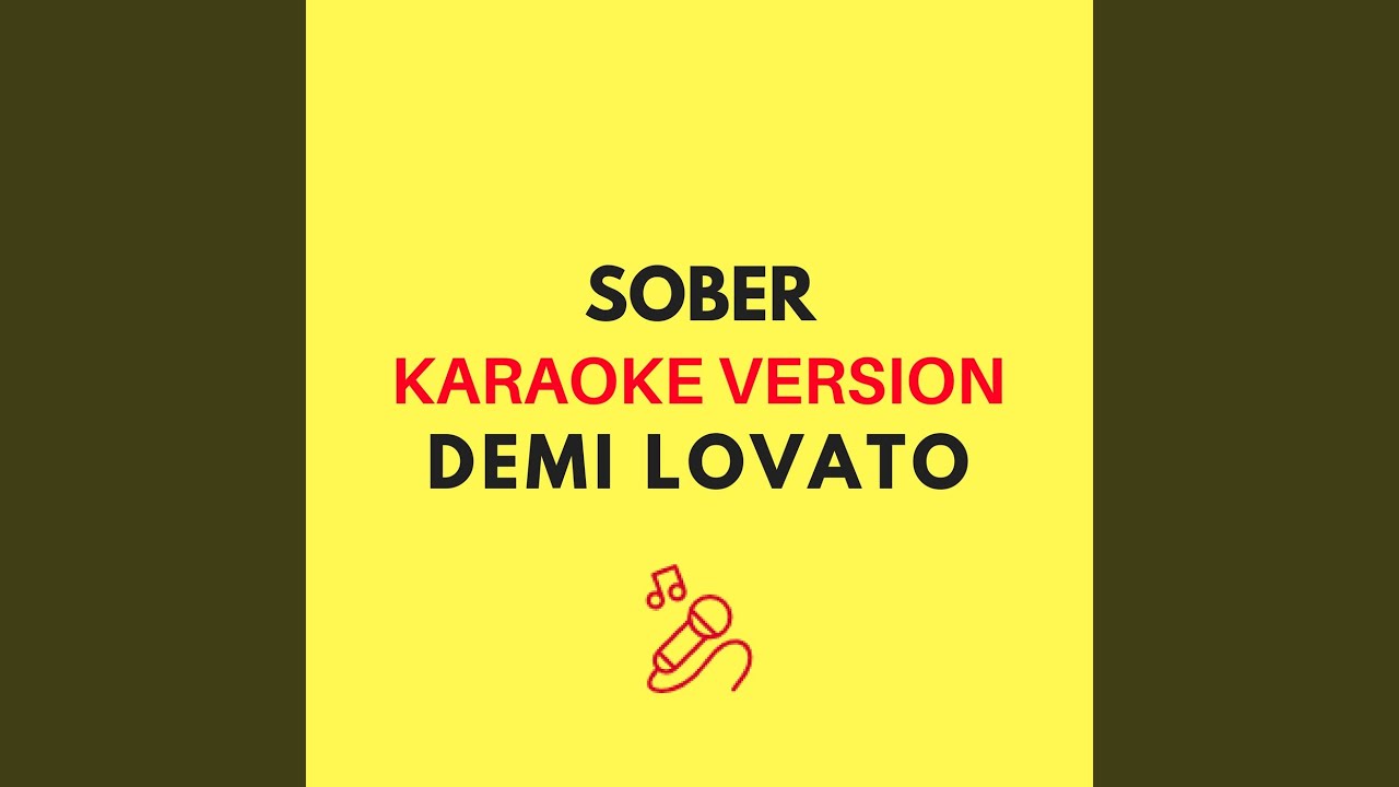 Sober (Karaoke Version)