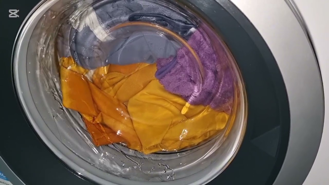 #asmr #review Testing🍀❤️Ariel Extra Hygiene Liquid Detergent While Washing Bright Colors - Duvet 40&deg;