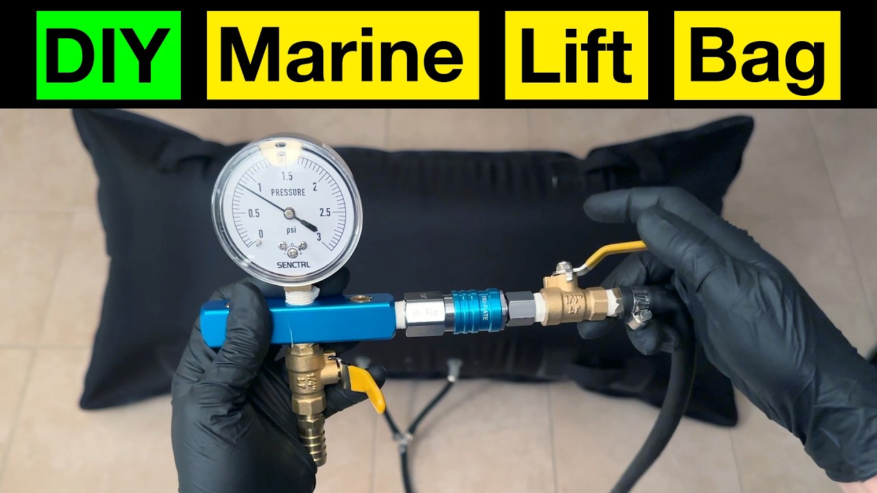 DIY Boat Dock Air Lift Bag – How I Built It