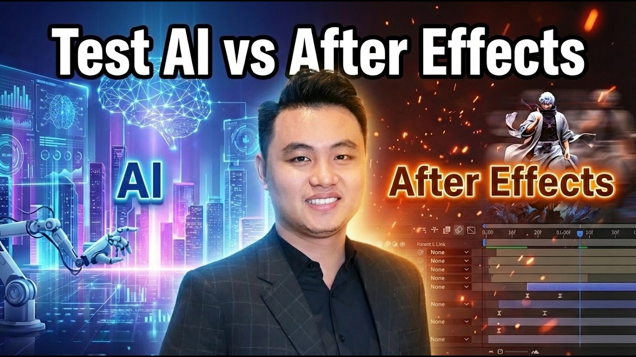 Test AI vs After Effects: AI Có Thể Thay Thế Motion Graphics Truyền Thống?