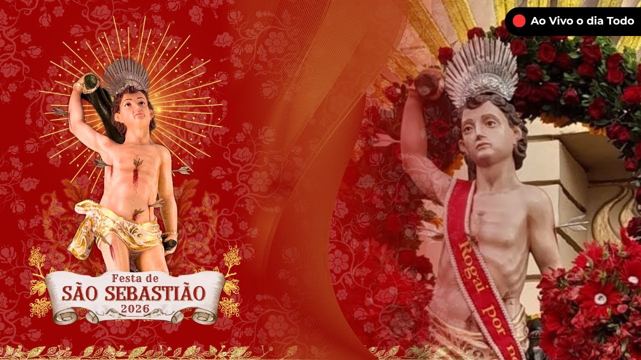 AO VIVO | Festa de São Sebastião 2026: Grande Encerramento (Programação Completa) – 25 de Janeiro