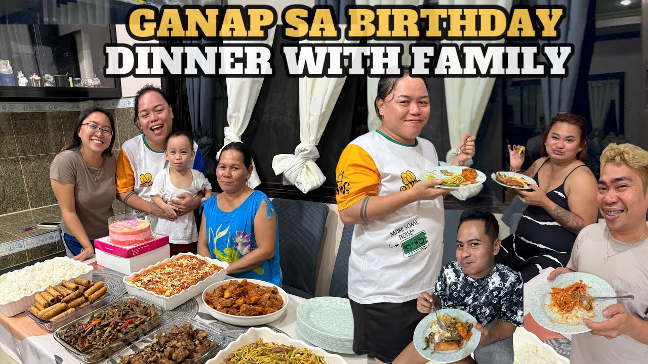 GANAP SA BIRTHDAY NI DEEVA | BIRTHDAY DINNER SA BAHAY KASAMA ANG PAMILYA @SimplyAmory 