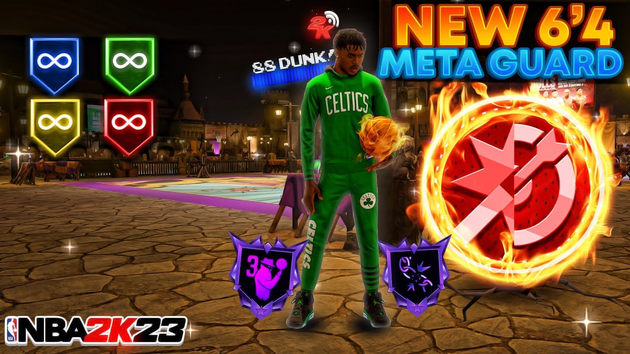 THE NEW 6'4 POINT GUARD BUILD WILL BE THE NEW META ON NBA 2K23! 89 3PT, HOF UNPLUCKABLE, 86 DUNK 👀