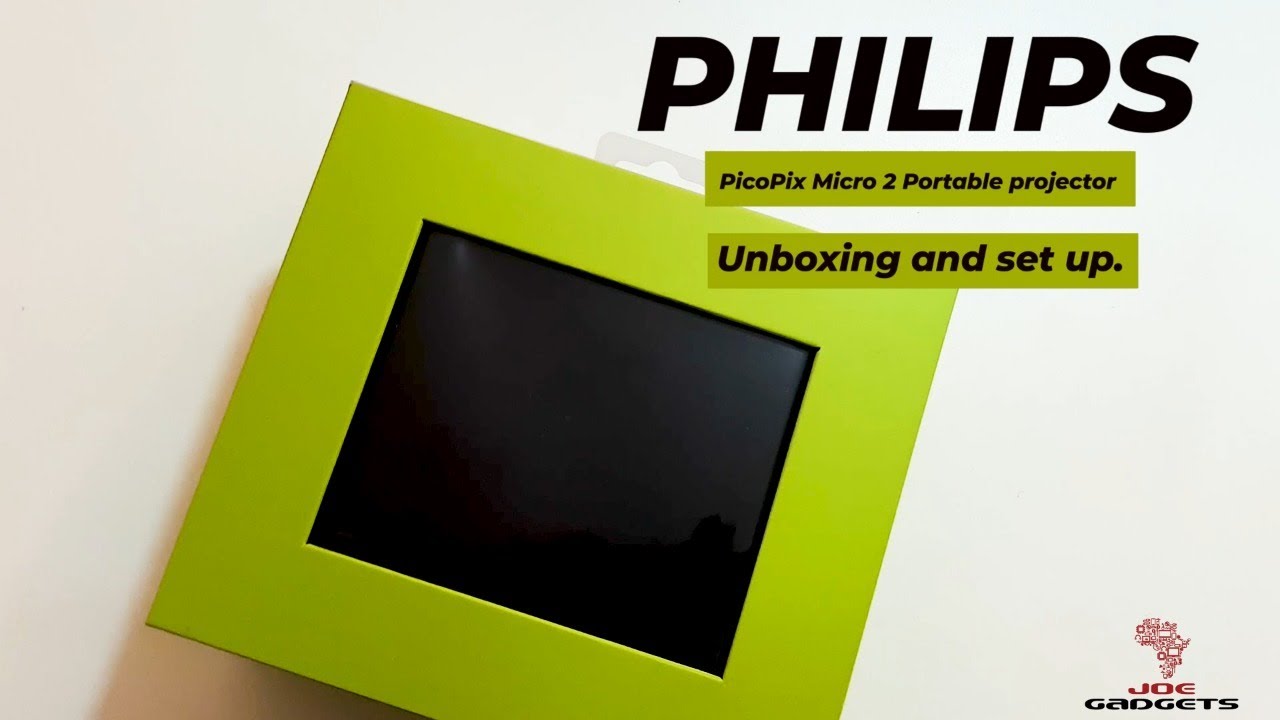 Unboxing And How To Set Up The Philips PicoPix Micro 2 Projector
