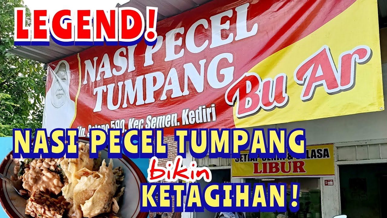 SEGA TUMPANG PECEL ASLI KEDIRI, BIKIN KETAGIHAN!