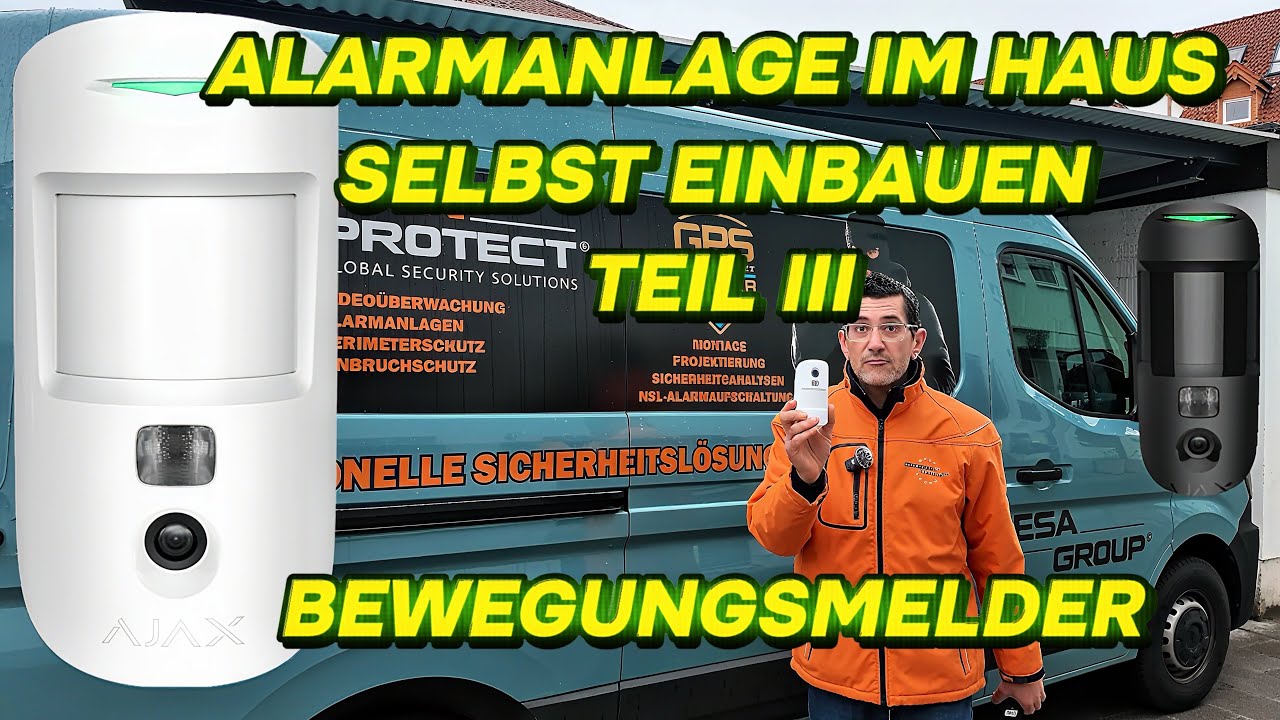 Alarmanlage im Haus selbst einbeuen Teil 3: Bewegungsmelder #alarmanlage