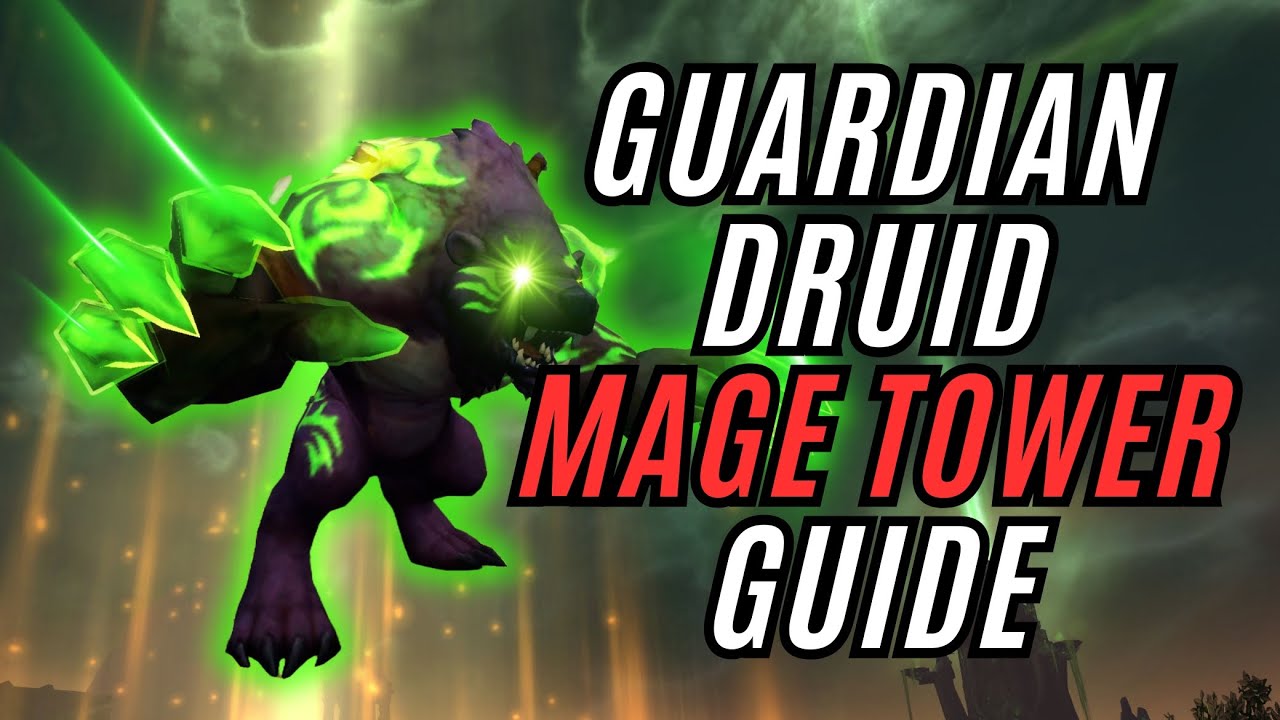 Guardian Druid Mage Tower Guide | The War Within | 4k World of Warcraft