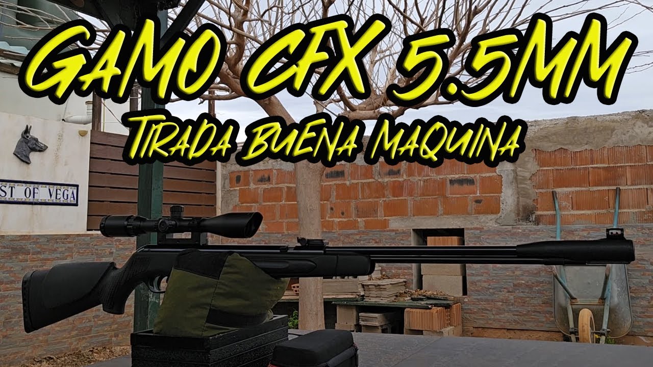 GAMO CFX 5.5MM TIRADA DE UNA GRAN MAQUINA, CARABINAS MONTEVIRGEN