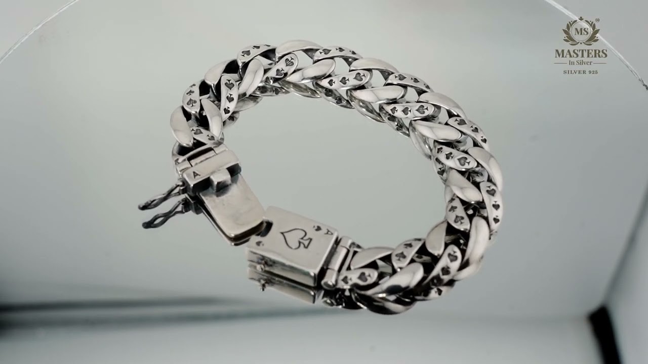 Original Silver 925 Gents Bracelet , Original IMPORTED
