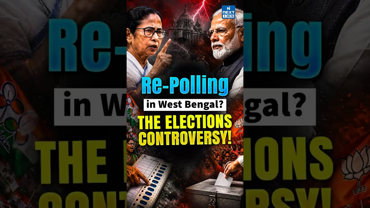 West Bengal Re-Polling Explained | Free & Fair Elections in India | NEXT IAS