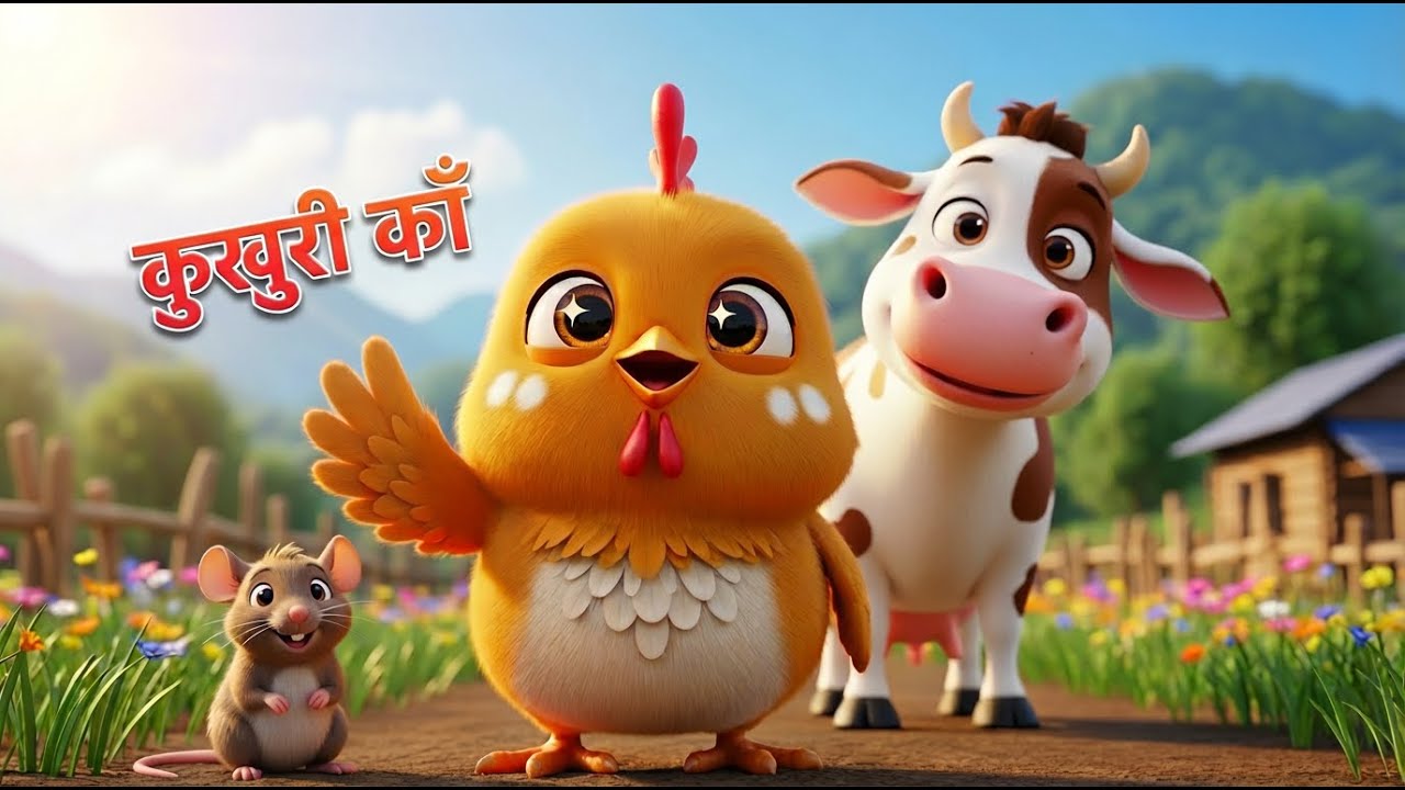 कुखुरी काँ  🐔 | Nepali Rhymes Collection | बाल गीत | Nursery Rhymes for Kids