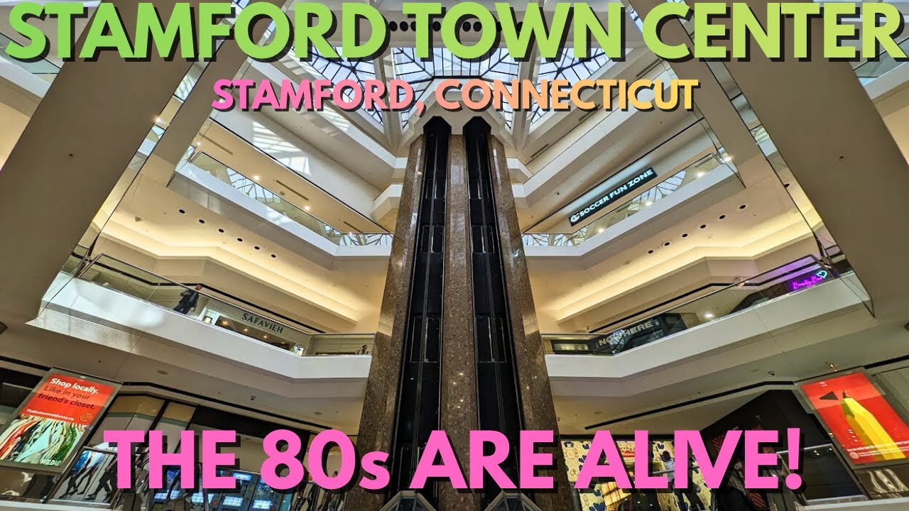 Stamford Town Center - Amazing 80's Mall that's NOT Dead!