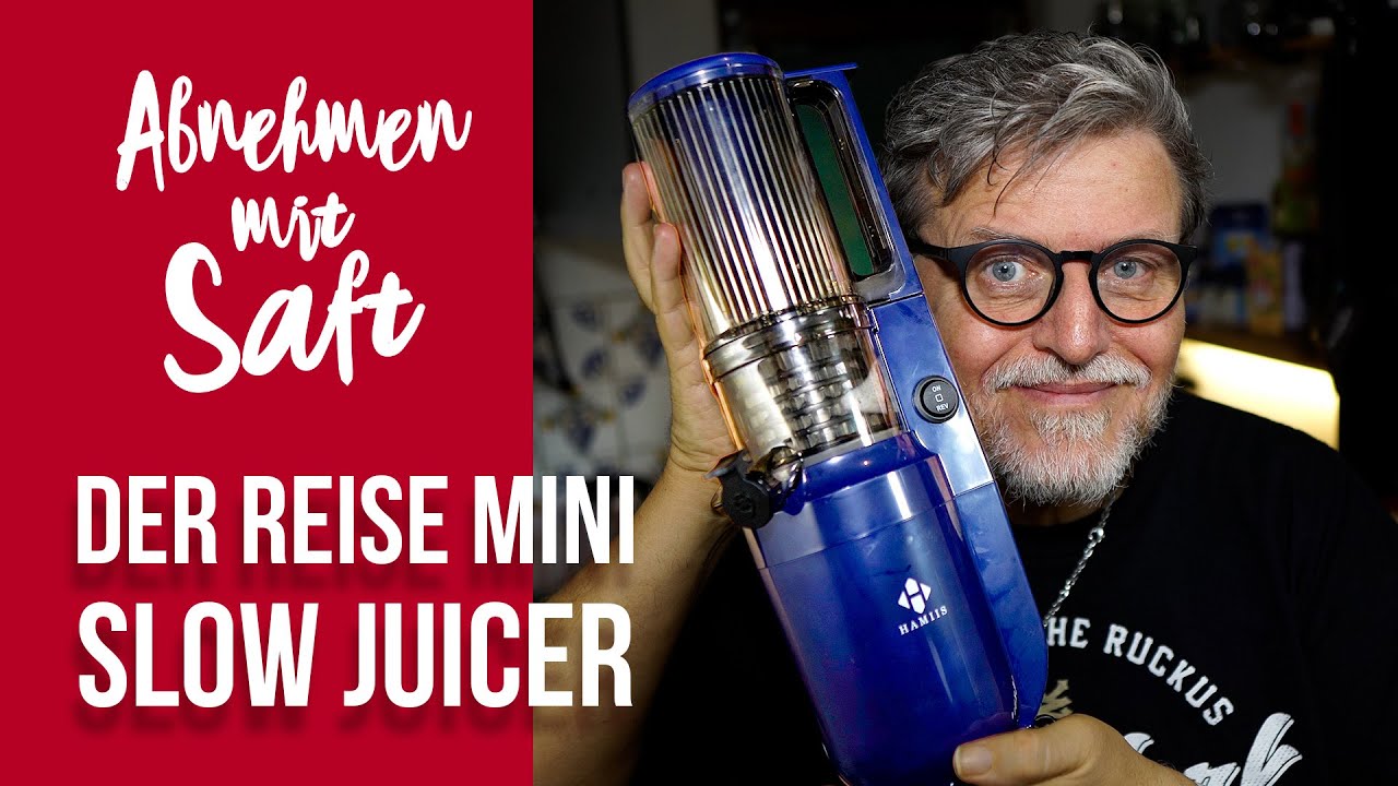 Mini Entsafter für Reisen - Test -  Hamiis / Mukynny Mini Slow Juicer SJ150A