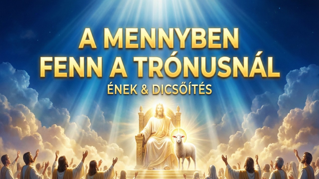A mennyben fent a trónusnál - Keresztény ének - Dicsőítő ének - Imádat