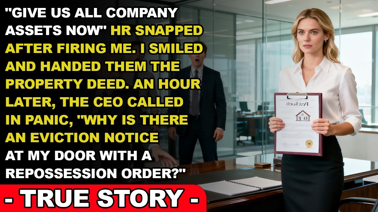 They Fired Me and Wanted Company Property—My Deed Reveal Ended It All