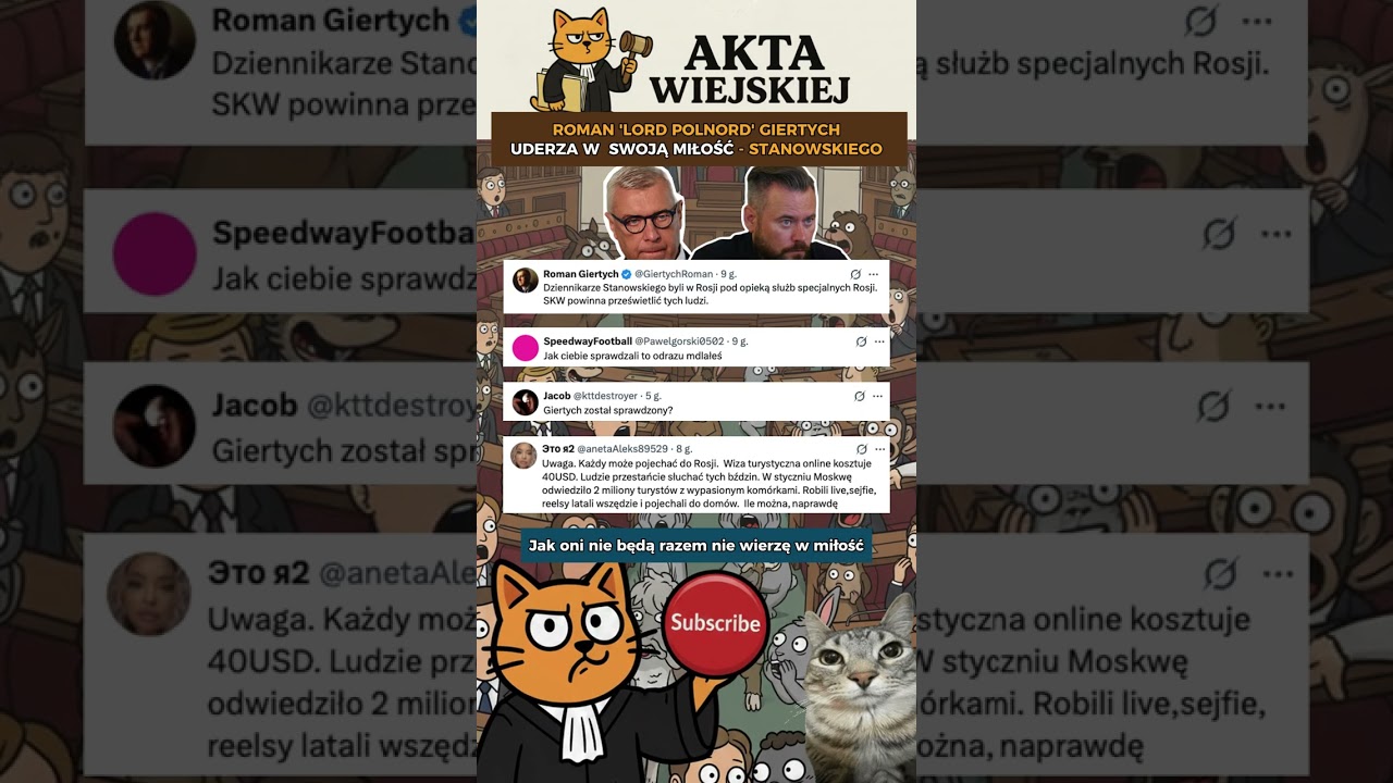 Roman 'LORD POLNORD' Giertych zn&oacute;w uderza w swoją miłość Krzysztofa Stanowskeigo
