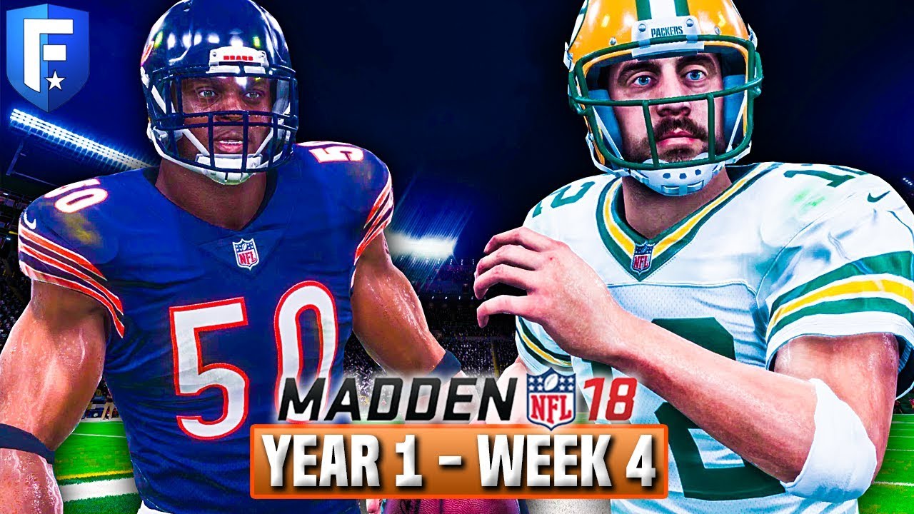 Madden 18 Bears Franchise Year 1 - Week 4 @ Packers | Ep.5