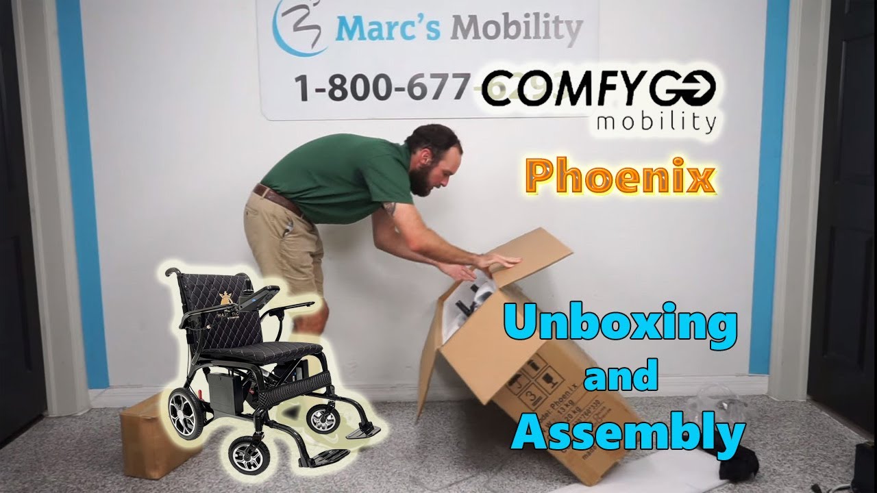 Comfygo Phoenix Carbon Fiber Electric Wheelchair: Lightweight, Airline Approved - How to Unbox