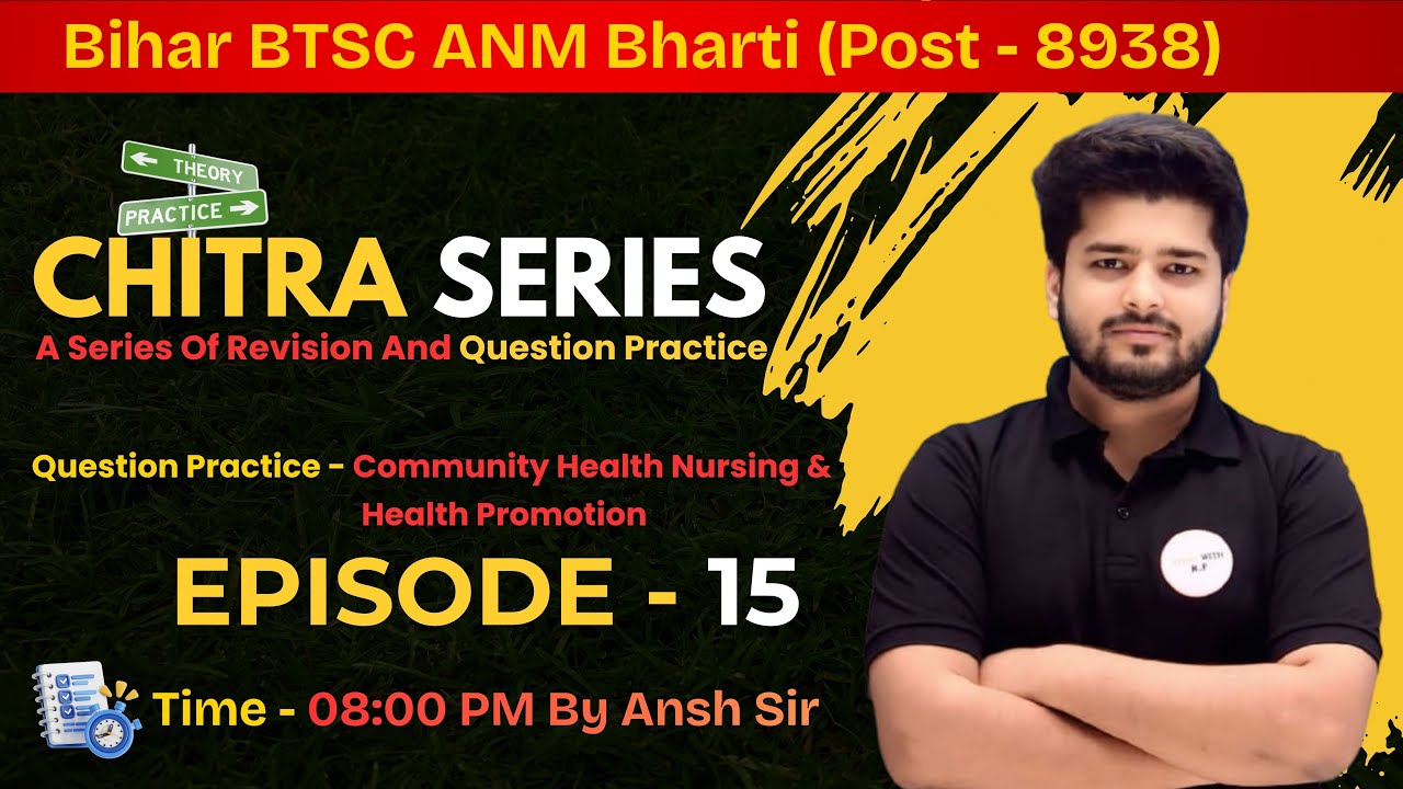Community Health Nursing | CHITRA Series Episode 16 | Bihar BTSC ANM Bharti 8938 Question Practice