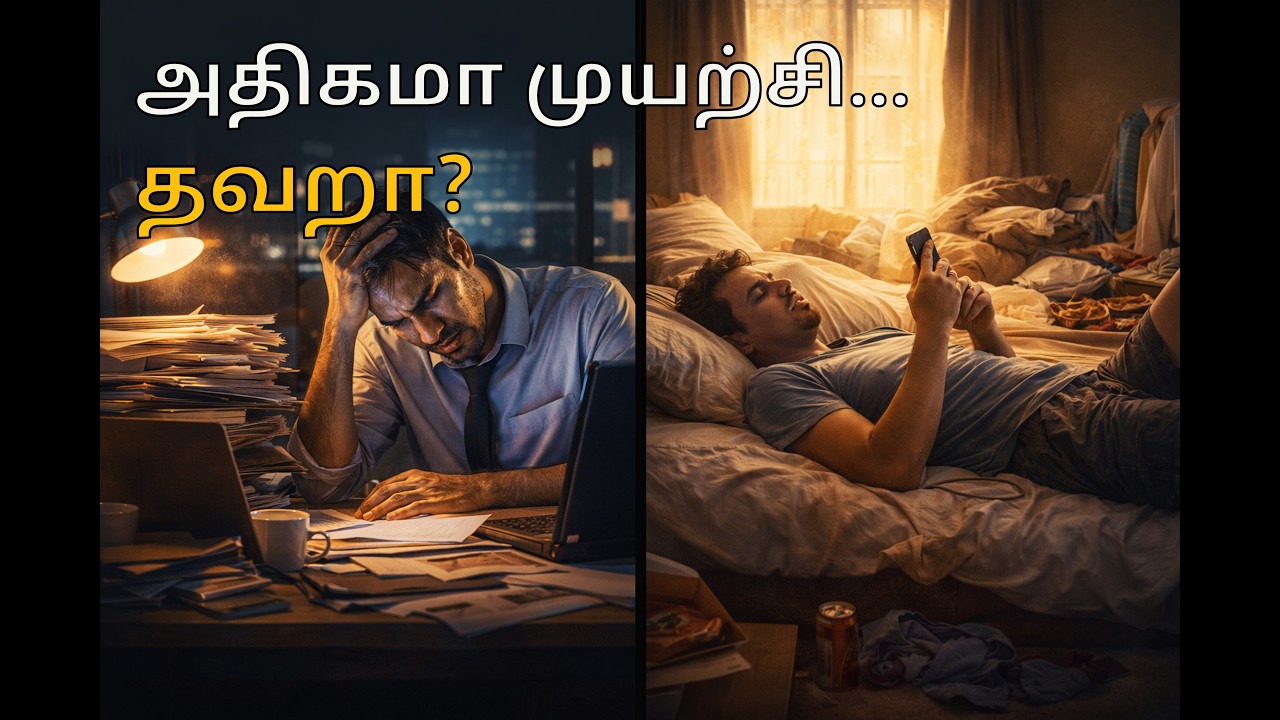 அதிகமா முயற்சி பண்ணினா… தோல்வி வருமா? | புத்தரின் வாழ்க்கை பாடம் #BuddhaWisdom#LifeLessonTamil