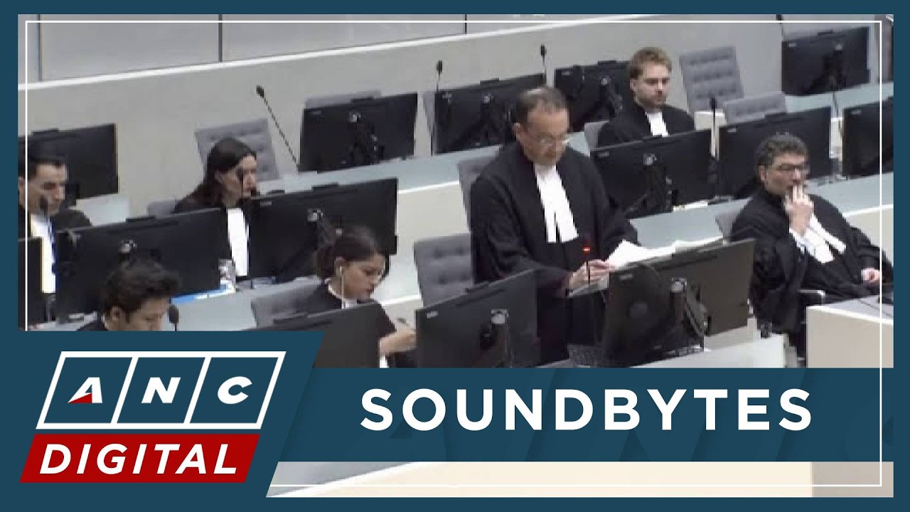 Tiu: Prosecution, defense expected to clash anew on last day of Duterte ICC hearing | ANC