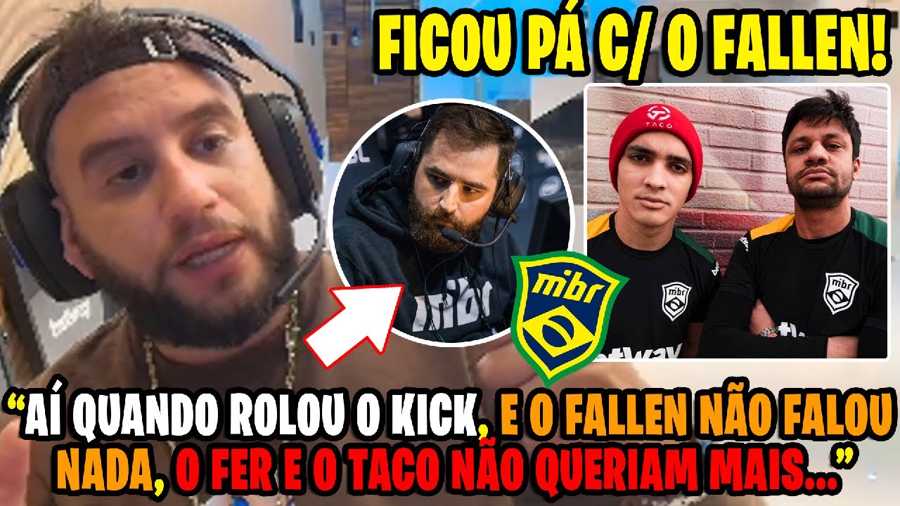 TRETOU COM O FALLEN!? 📢 KNG REVELA Q ROLOU NO KICK DO FER, TACO DO MIBR: 