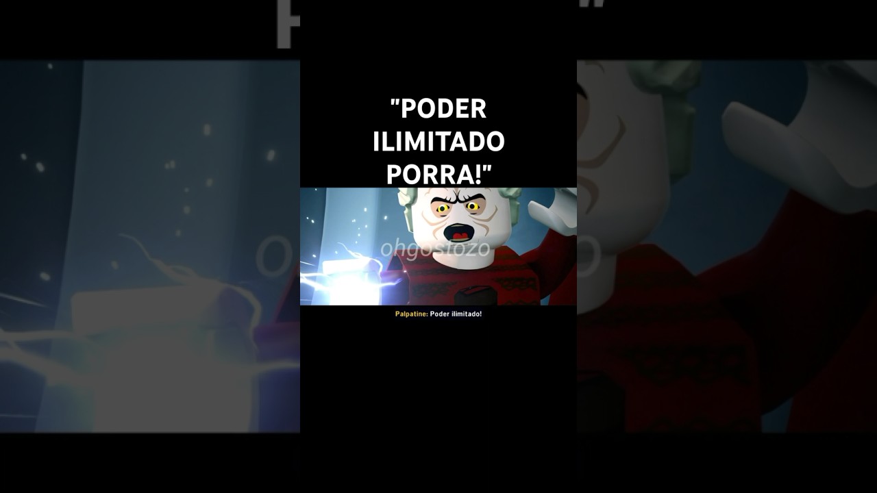 Palpatine falando PODER ILIMITADO no LEGO Star Wars A Saga Skywalker 